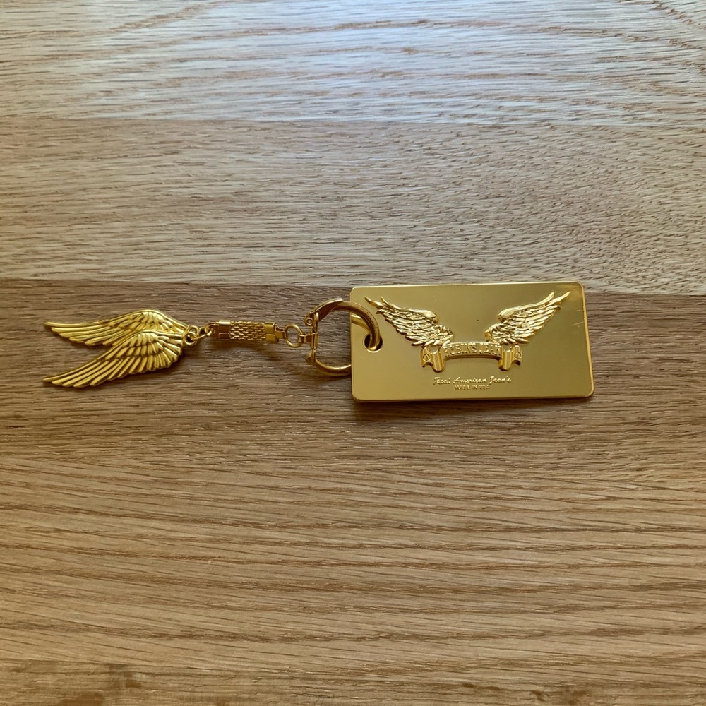 Robins Jean Gold Keychain